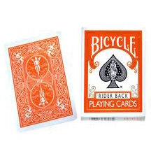 Cartões de bicicleta cartas marcadas