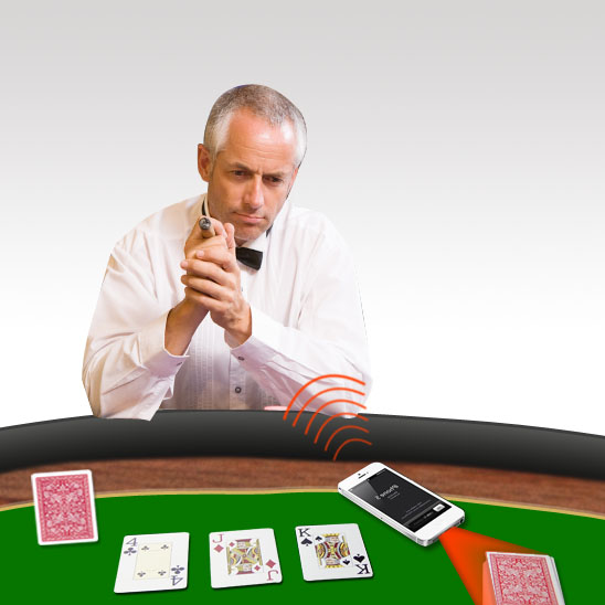 Poker Texas Holdem série sistema de digitalização